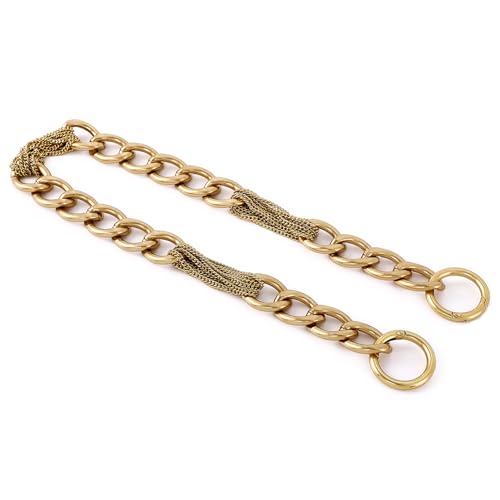 Yichain Classy Metal Tassels Bag Chains Purse Handles Shoulder Strap Replacement Charms Accessories (Antique Gold Big 24'') - color: Antique Gold Big 24''