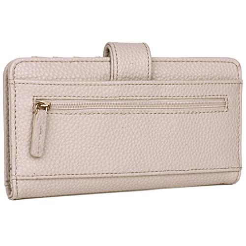 Julia Buxton Pebble Pik-Me-Up® Checkbook Keeper - color: White Pepper