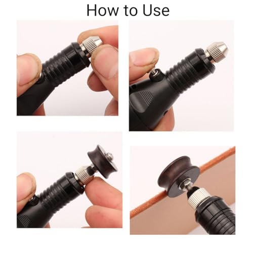 2pcs/Set Leather Burnishing Tools, Black Ebony Wood Leather Burnisher Polished Rods, Leather Edge Burnisher Sets for Leather Crafting (PG86E2-2pcs) - color: PG86E2-2pcs