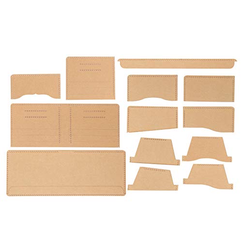 Jeanoko Practical Wallet Template Leather Acrylic Template Leather Craft Model Leathercraft DIY Tool