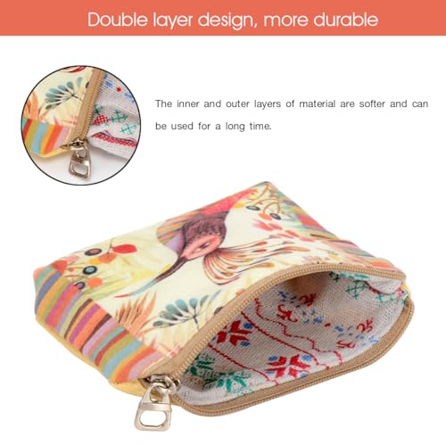 Women and Girls Cute Fashion Coin Purse Wallet Bag Change Pouch Key Holder - color: Color Bird