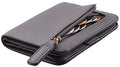 Toughergun Women’s Small Slim Leather Wallet with RFID Protection, Compact Bifold Mini Purse with Clear ID Window - color: 07 ReNapa Grey Light