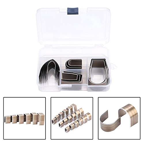 18PCS Leather Craft Embossing Punch Set Kit, Alloy Steel Leather Punch Set, for DIY Leather Punching Tools