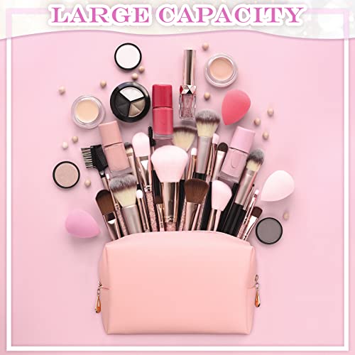 Sanwuta 9 Pcs Makeup Bags Bulk Toiletry Case,Pink, Blue, Purple - color: Pink, Blue, Purple