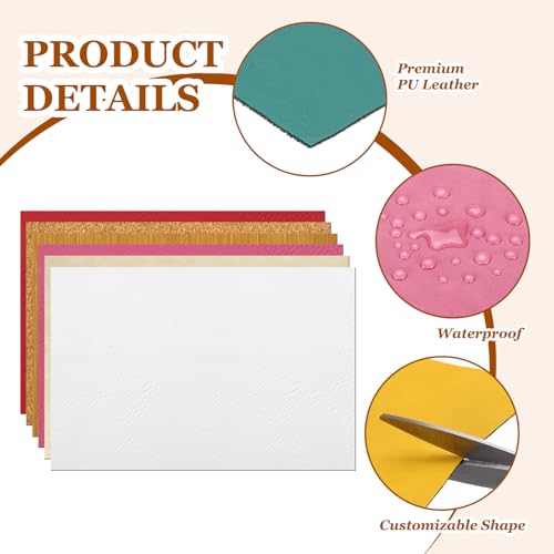 HARFINGTON Laserable Leather Sheets 18" x 12" x 0.04" Non-Adhesive Engraving Leatherette Sheets Laserable Leather Hat Patch for DIY Caps Jackets Backpacks Clothing, Green Blue/Black - color: Green Blue/Black