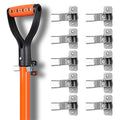 HORUSDY 10 Pack Spring Grip Mop and Broom Holder for Shovel, Rake, Broom, Mop Holder, Etc. - style: Industrial