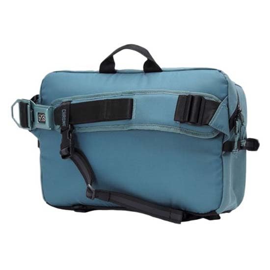 Chrome Industries Kadet Max Messenger Bag – Crossbody Sling Backpack for Men and Women w/Quick Release Buckle - color: Steel Blue
