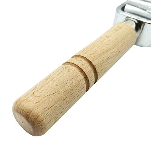 TIHOOD 25mm Platen Tools Leather Press Edge Roller Leather Edge Creaser and Smoother Leather Glue Laminating Roller Iron Roll