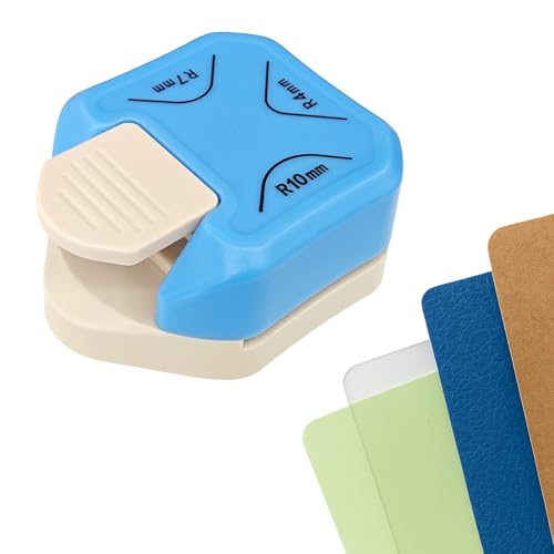 3-in-1 Paper Corner Rounder, Compact and Durable for 4mm, 7mm, 10mm, Round Corners Cutter Ideal for Card Making,Photo Cutter,Scrapbooking and DIY Projects - size: 4mm,7mm,10mm