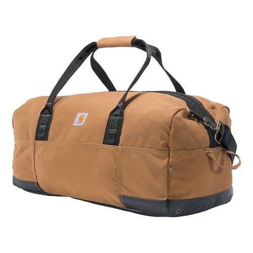 Carhartt Utility 55L Duffel Carhartt Brown | Classic Duffels, Heavy-Duty Bag for Jobsite, Gym, & Travel - color: Carhartt Brown, style: 55l