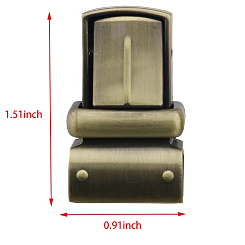 ZCZQC 2pcs Metal Tuck Lock Closure Clasp Catch Bags Handbag Purse Fasteners for Purse, Clutch, Bag, Handbag, Satchel