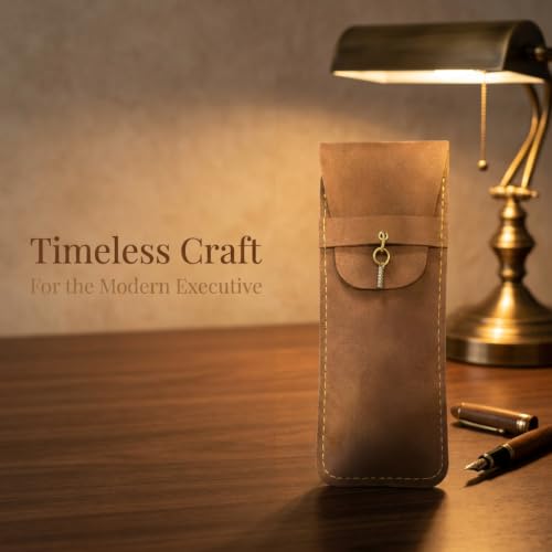 Personalized Initial PU Suede Pen Pouch - Office and Professional Storage Accessory, Ideal Gift for Coworkers (I) - color: I