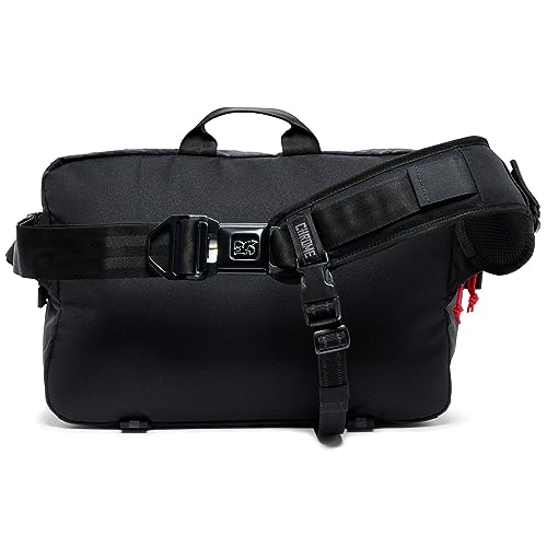 Chrome Industries Kadet Max Messenger Bag – Crossbody Sling Backpack for Men and Women w/Quick Release Buckle - color: Black Xrf