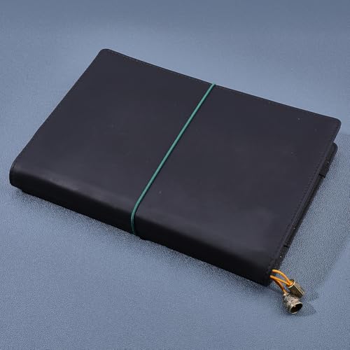 CRASPIRE 16Pcs Elastic Bands for TN Traveler Notebook Replacement 8.8 Yards | Polyester Stretch Rubber Cords with 8 Decorative Toggles DIY Repair Kit Insert Refill for Leather Journal Bookmark Making