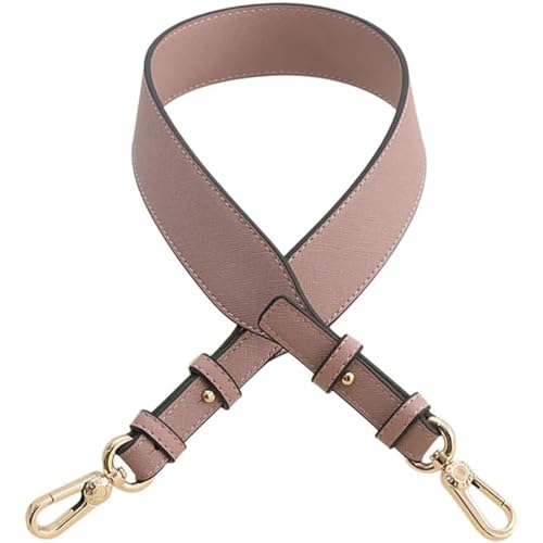 Leather Crossbody Shoulder Bag With Replacement Strap - Faux Leather Adjustable Strap for Handbag Purse (Gunblack Clasp, Dark Pink) - color: Dark Pink, size: Gunblack Clasp