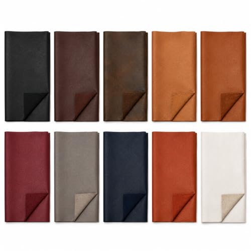 Reed Leather Hides - Cow Skins (8 inches X 11 Inches, Burgundy) | Arts and Crafts - color: Burgundy, size: 0.6 Square Foot