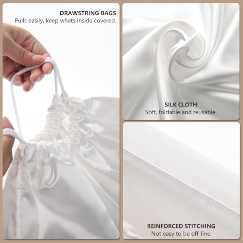 6 Pack 19.6 x 15.7 in Dust Bags for Purses and Handbags - color: 19.6x15.7 inch (silk bags)