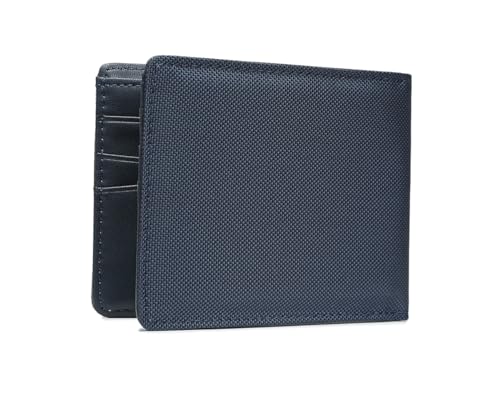 Lanyani Minimalist Fabric Wallet Bifold RFID Blocking - color: C-Navy Blue