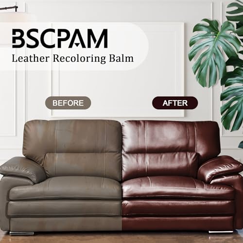12oz Leather Recoloring Balm & 3.4oz Mink Oil Leather Conditioner kit,Maroon Leather Color Repair Kits for Couches, Leather Couch Paint Scratch Repair for Furniture Car Sofa Shoes Leather Dye - color: Maroon, size: 12oz Leather Recoloring Balm+3.4oz Mink