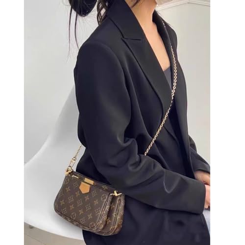 Purse Chain Strap Crossbody Gold Chain Shoulder Bag Replacement Strap - color: Length:45.2inch