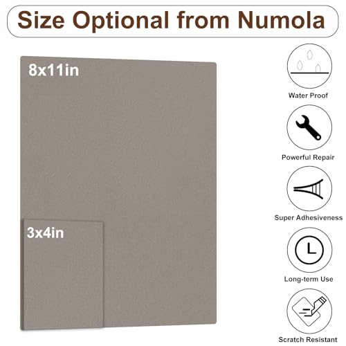Numola Leather Repair Patch, 8×11 Inch Self-Adhesive Purple Grey | Vinyl Repair Tape; Fixes Scratches, Holes, And Tears; Ideal For Couch, Car Seat, Sofa, Chair, Diy Upholstery; First-Aid - color: Purple Grey, size: 8×11inch