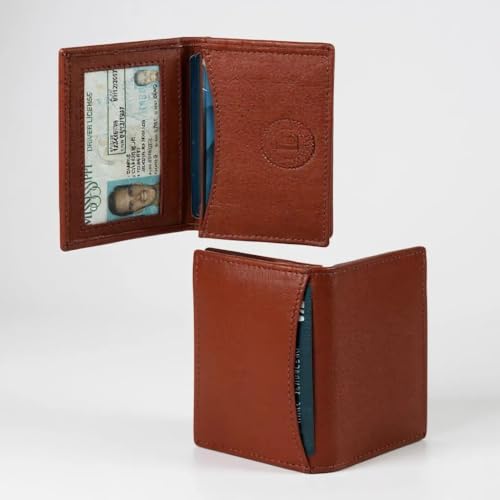 LB LEATHERBOSS Business Card Holder - color: Brown
