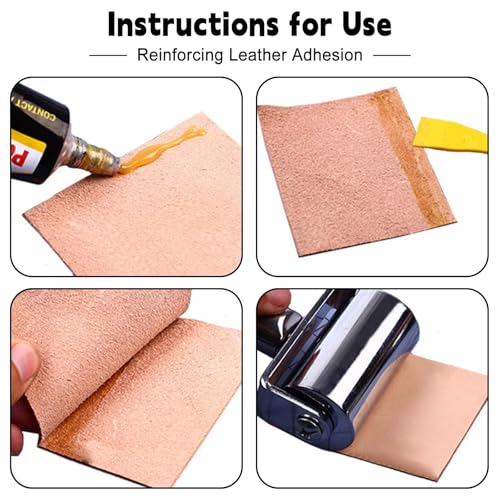 Mnuizu 26mm+60mm+100mm Leather Press Edge Roller, Brayer Rollers | Wooden Handle Leather Rolling Craft Roller, Seam Roller for Leather Craft - color: Wood Color, size: 26mm+60mm+100mm