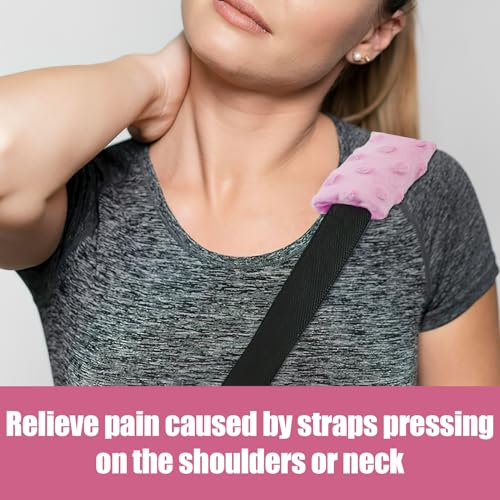 1 PCS Cushioned Arm Sling Padding for Neck,Slim Sling Pad Neck Shoulder Strap Cushion for Wrist Hand Injury Support Strap Padded Women Men (Pink) - color: Pink