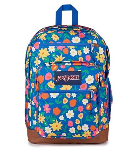 JanSport 34L Cool Backpack – 15-inch Laptop Sleeve, Flower Market - color: Flower Market