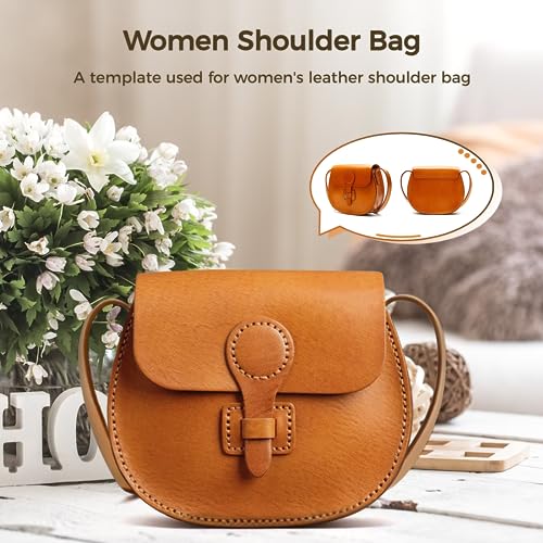 Acrylic Template Leather Pattern for Shoulder Bag Making, Template Kit for Leather Bag