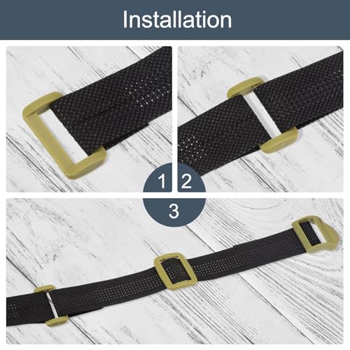uxcell 16Pcs Plastic Rectangle Ring, Rectangle Slide Buckle, Webbing Belt Buckle Slide Loop for DIY Backpack Purse Strap - color: Light Purple, size: 1 1/4"