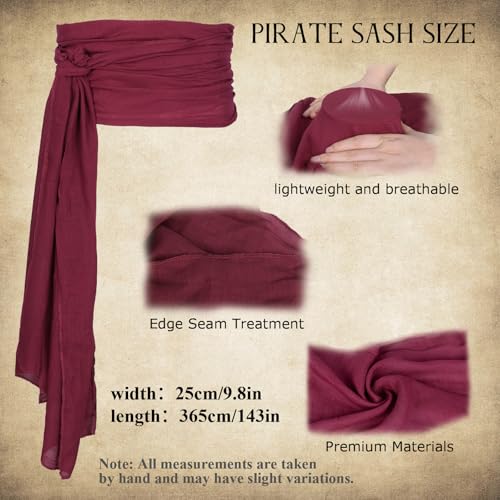 Renaissance Belt Pouch Medieval Pirate Costume Accessories Set for Cosplay | Viking Faux Leather Waist Bag, Skirt Hike Clips, Perfect for Women and Men Ren Faire, LARP, Fantasy, Halloween - color: Brown-N