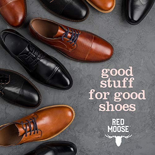 RED MOOSE Boots and Shoe Cream - Shoe Polish Kit for Leather - Shoes Shine - Made in the USA - color: Red