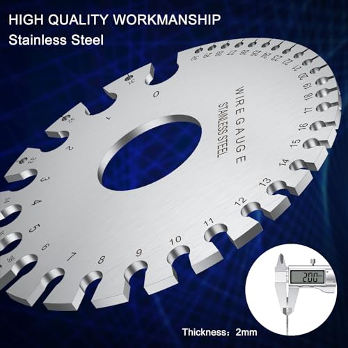 Professional Wire Gauge Measuring Tool-Set of 4 - size: Set of 4
