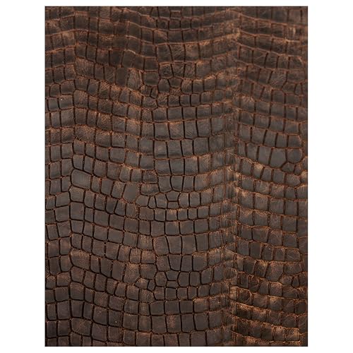 Realeather Crafts Printed Leather Trim Piece 8"X11"-Dragon Plate C0811513
