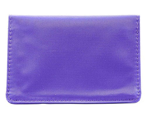 Big Skinny Card Case Slim Wallet, Holds Up to 16 Cards - color: Purple