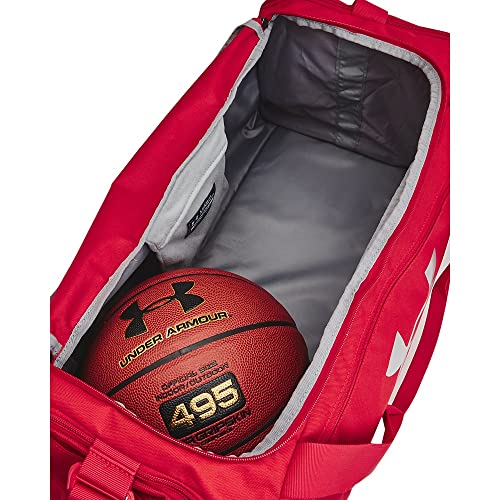 Under Armour Undeniable 5.0 Duffle - color: Red (600)/Metallic Silver, size: Medium (58L)
