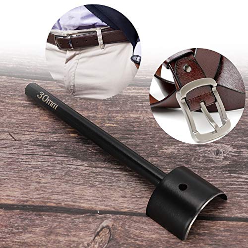 Leather Semicircle Punch,Half Round Leather Punch Cutter 1/2 Arch Semicircle Leather Puncher Belt Puncher Leather Hole Punch Tool for Handmade DIY Leather Craft (30mm) - size: 30mm