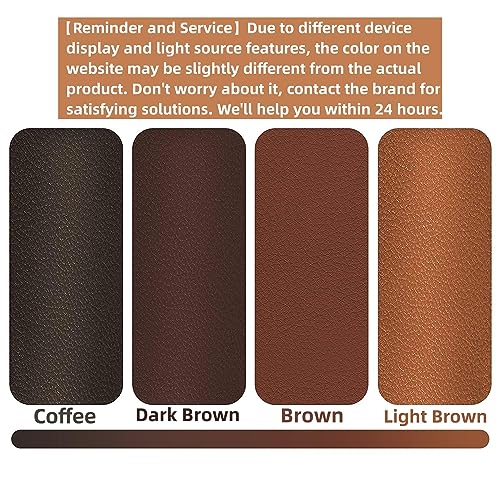 Leather Repair Kits, Large Vinyl Repair Patch for Couches Furniture | PU Leather, Self-adhesive, Quick Repair, Strong Stick, Large Size, Couch Repair Patch, Furniture Repair Tape - color: Dark Brown, size: 17X79 inch