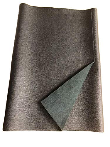 Reed Leather Hides Cow Leather, Black, 8 inches X 11 Inches | Arts and Crafts - color: Black, size: 0.6 Square Foot