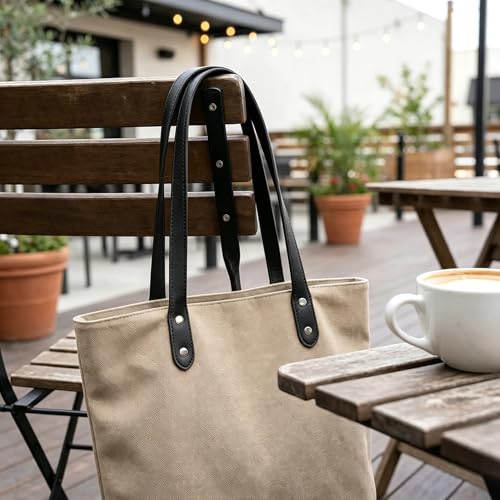 Winsyison 2pcs PU Leather Purse Band with Rivets, 28.15in, Black | Adjustable, Wraps Mount Handbag Handles, Long Bag Belt, for Purse Handbag Shopping Tote Bags - color: Black-2pcs