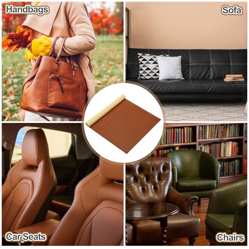 MECCANIXITY Leather Repair Patch 14"x54" Self-Adhesive Leather Vinyl Repair Tape Kit for Furniture Couches Sofa Chair Car Boat Seats Jackets, Dark Blue - color: Dark Blue