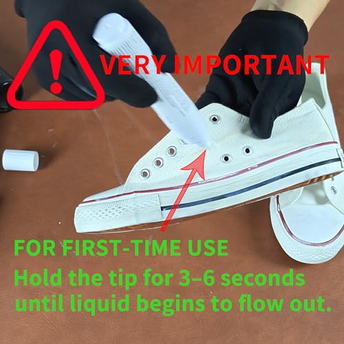 Sneaker Cleaner Kit Sole Bright Whitener Marker White Shoe Polish | Liquid Instantly Whitens Shoe Scuff Cover Restores,Sneaker,Leather, Canvas, Mesh,Rubber Sole Bright