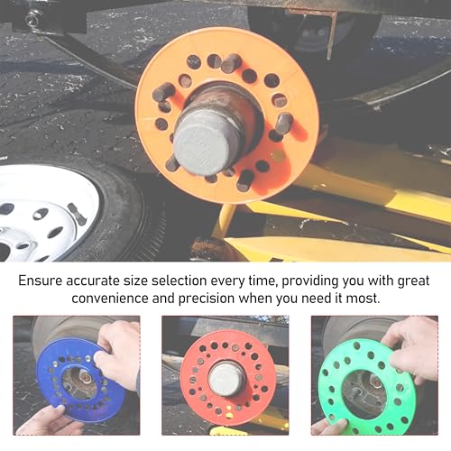 Wheel Bolt Pattern Measuring Tool Set | 4 | 5 | 6 Lug Bolt Pattern Template