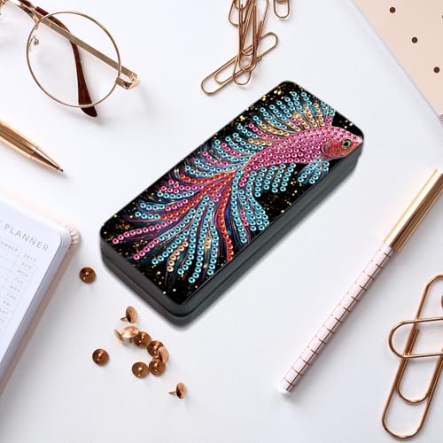 Diamond Painting Glasses Case - color: Fish