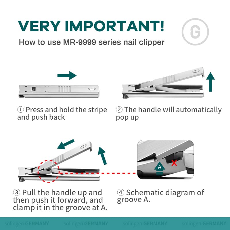 MR.GREEN Ultra Thin Nail Clippers German Precision Manufacturing Technology Nail Cutters with Cow Leather Cover Superior Texture (Dark Brown) - color: Dark Brown
