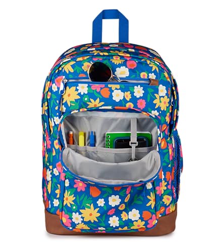JanSport 34L Cool Backpack – 15-inch Laptop Sleeve, Flower Market - color: Flower Market