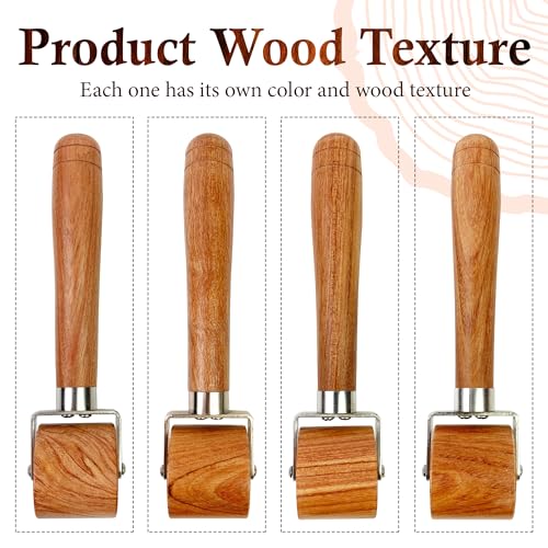 Savina Quilting Seam Roller, Wooden Pressing Roller, Easy to Grip Handle Tools for Quilting, Sewing, Wallpaper, Home Decoration.