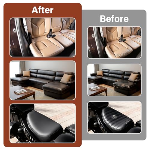 Marine Vinyl Fabric, Upholstery Faux Leather Fabric by The Yard, 1.05mm Lychee Texture Leather Sheets for Sofa Chairs Handbags Hair Bows Earrings Crafts (1 Foot 12''X 54'', Brown) - color: Brown, size: 1 Foot