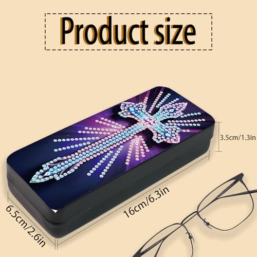 Diamond Painting Glasses Case - color: Cross 3